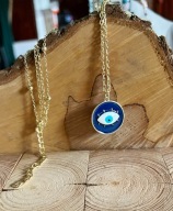 Naszyjnik regulowany warstwowy Oko Proroka talizman