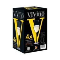 VIVINO Kieliszki do Szampana 4 szt. Elegancki Zestaw premium