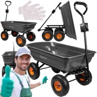 WÓZEK OGRODOWY 75L MALTEC TRANSPORTOWY TACA TACZKA SKŁADANY MOCNY