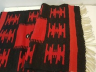 KILIM CHODNIK DYWANIK WEŁNIANY SKANDYNAWSKI 48/110 CM