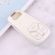 Biało-srebrne etui na kluczyk AUDI A4L Q5L A5 Q7 A6L Q3 A4 A5 Q5 SQ7 S4 TTS