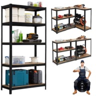 REGAŁ MAGAZYNOWY DO GARAŻU SPIŻARNI 180X120X40 METALOWY 1000KG UDŻWIG