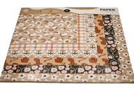 Zestaw papierów Craft Universe wielokolorowy 30 x 30 cm