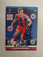 Karta panini autograf Bayern Manuel Philipp Lahm Champions League