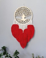 Łapacz snów drzewo życia szczęścia Makrama Boho