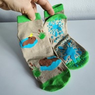 Skarpetki z ABS sale zabaw, trampoliny Kapibary 35-38 antypoślizgowe (265)