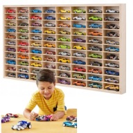 PÓŁKA NA RESORAKI AUTKA REGAŁ HOT WHEELS 80 MIEJSC SKLEJKA PREMIUM KOLEKCJA