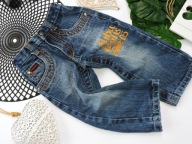 Fubu - denimowe spodnie jeans , haft r 92