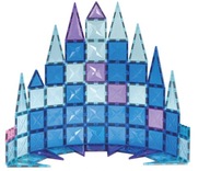 KLOCKI MAGNETYCZNE KREATYWNE KONSTRUKCYJNE LODOWA KRAINA 3D 75 EL.