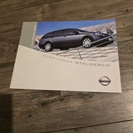 Nissan Primera Wagon 2002 j.Polski prospekt folder katalog broszura