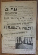 ZIEMIA Warszawa - d.24 stycznia 1914 r. - Lwów Rok V Nr 4