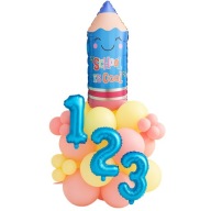 ZESTAW BALONÓW DEKORACJA NA ROZPOCZĘCIE ROKU SZKOLENGO NA PASOWANIE DZIECI