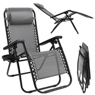 Leżak metal szary Jumi