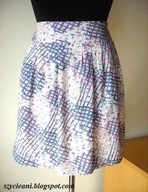 Spódnica uniwersalna guma wzór 38 40 42