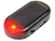 Atrapa Imitacja ALARMU Samochodowego Solar LED Migająca FAŁSZYWY ALARM USB
