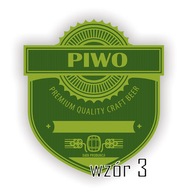 Naklejki / etykiety na piwo - 10sztuk - wzór3