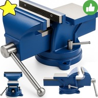 IMADŁO ŚLUSARSKIE 125 MM OBROTOWE 360 STALOWE SZCZĘKI KOWADŁO MOCNE