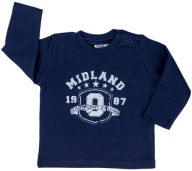 T-SHIRT DZIECIĘCY KOSZULKA BLUZKA BLUZA DLA CHŁOPCA Długi rękaw 74 cm 9m+