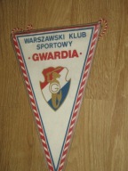 Warszawski Klub Sportowy GWARDIA WARSZAWA proporczyk z PRL