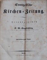 Gazeta Ewangelicka z 1848r Hengstenberg rocznik