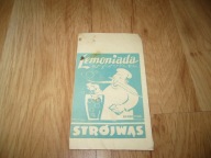 STRÓJWĄS PRZEDWOJENNA TOREBKA OPAKOWANIE LEMONIADA BARWIONA W PROSZKU