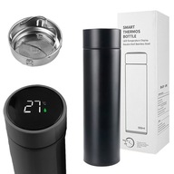KUBEK TERMICZNY SMART BIDON 500ML TERMOS Z WYŚWIETLACZEM LED
