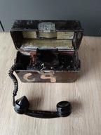 Wojskowy telefon polowy MB/CB vintage ORYGINAŁ Militaria PRL