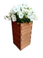 Donica drewniana wysoka 63X33X33