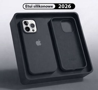 Etui do Apple iPhone 16 Pro Silicone czarny Z LOGO plecki