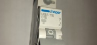 Hager wyłącznik nadprądowy 1P B16A QC MBS116