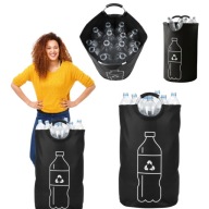 KOSZ NA PUSTE BUTELKI PLASTIKOWE ZWROTNE KAUCYJNE TORBA POJEMNIK SKŁADANY