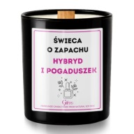 ŚWIECZKA PREZENT DLA STYLISTKI PAZNOKCI ŚWIECA o Zapachu Hybrydy Pogaduszek