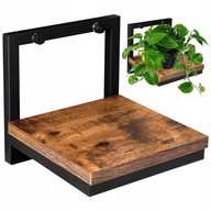 KWIETNIK METALOWY WISZĄCY NA ŚCIANE NA DONICZKI ROŚLINY LOFTOWY RUSTYKALNY