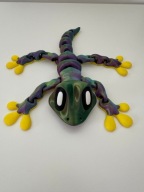 Gekon z magnezami w łapkach na lodówkę jaszczurka kameleon zabawka