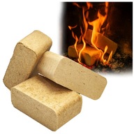 BRYKIET KOMINKOWY OPAŁOWY DRZEWNY 10kg KOSTKA RUF DO PALENISKA KOMINKA