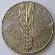 Polska 10 złotych 1971 - FAO FIAT PANIS - flądra - stan menniczy -