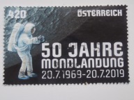 Austria - 50 lecie Lądowania na Księżycu - Mi. z bl.106 kasowany