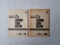 MAŁY LEKSYKON SZARADZISTÓW /LOGIKA KRZYŻÓWKI ZABAWY ROZKOSZE ŁAMANIA GŁOWY