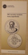 FOLDER NBP DO MONETY 50 ZŁOTYCH 2023 500. ROCZNICA URODZIN ANNY JAGIELLONKI