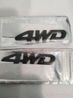 EMBLEMAT LOGO naklejka 4WD 3D znaczek SUV NA SAMOCHÓD