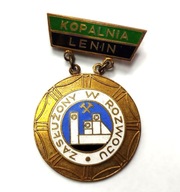 ZASŁUŻONY W ROZWOJU KOPALNIA LENIN - RZADKA
