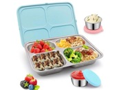 Lunch BOX z Pojemnikami na Sosy BENTO 580 ml