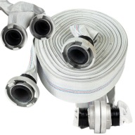 WĄŻ STRAŻACKI DO SZAMBA BRUDNEJ WODY 2" CALE 52MM 20M PRĄDOWNICA