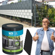 TAŚMA OGRODZENIOWA OSŁONA MASKUJĄCA NA OGRODZENIA PANELOWE PCV 19 CM x 50M