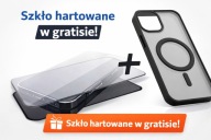 Etui case iPhone (każdy model) czarne matowe Mag Safe + szkło ochronne