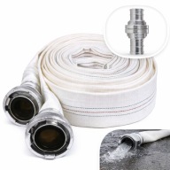 Wąż strażacki parciany 2" cale 30m do szamba brudnej wody z szybkozłączami