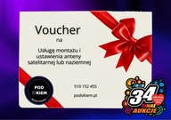voucher na usługę montaż i ustawienie anteny satelitarnej lub naziemnej