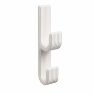 Hak samoprzylepny ścienny podwójny bez wiercenia na ręczniki ubrania 2 szt