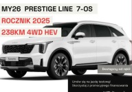 Kia Sorento PRESTIGE LINE wersja MY2026, HEV 238KM automat DOSTEPNY OD REKI