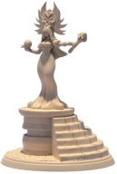 Moon Interpreter Kahula Kapłanka Kultu Księżyca Fantasy RPG D&D Druk3D NSFW